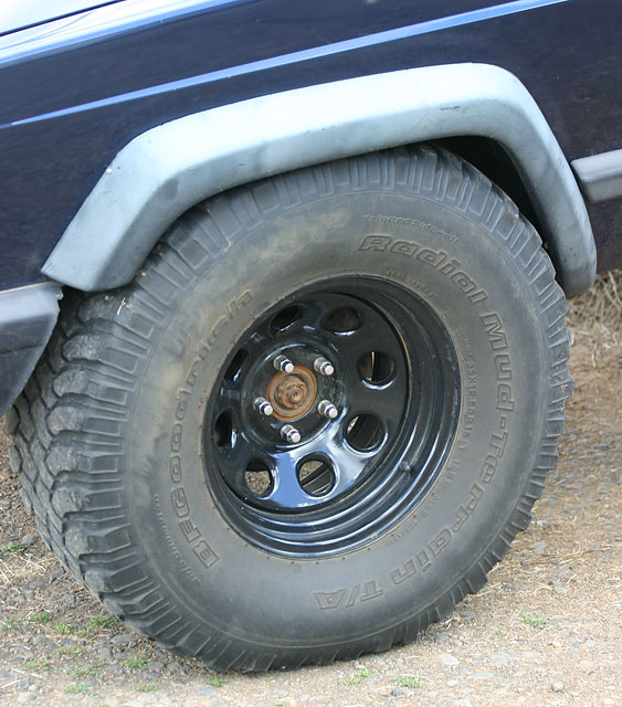 ReMounting stock flares after Fender Trimming................. Jeep